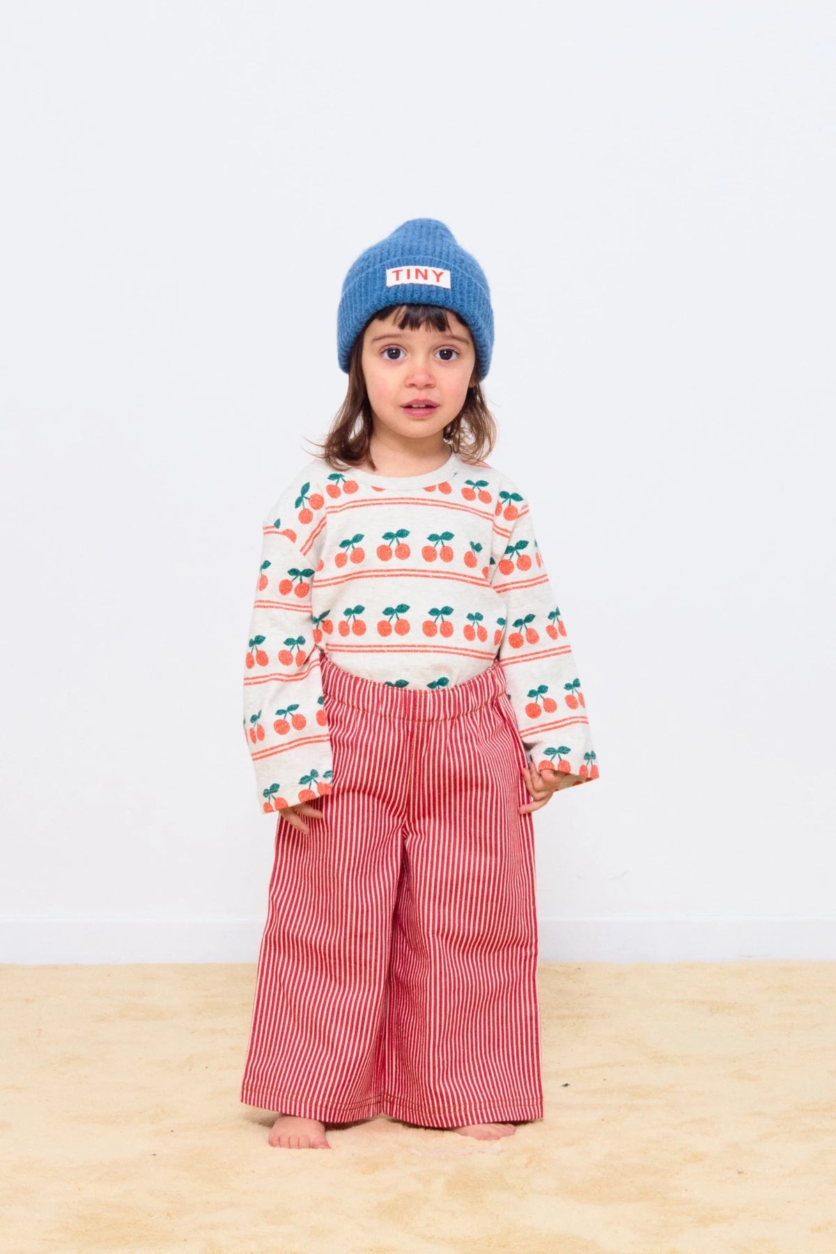 Pantaloni a righe - Summer red