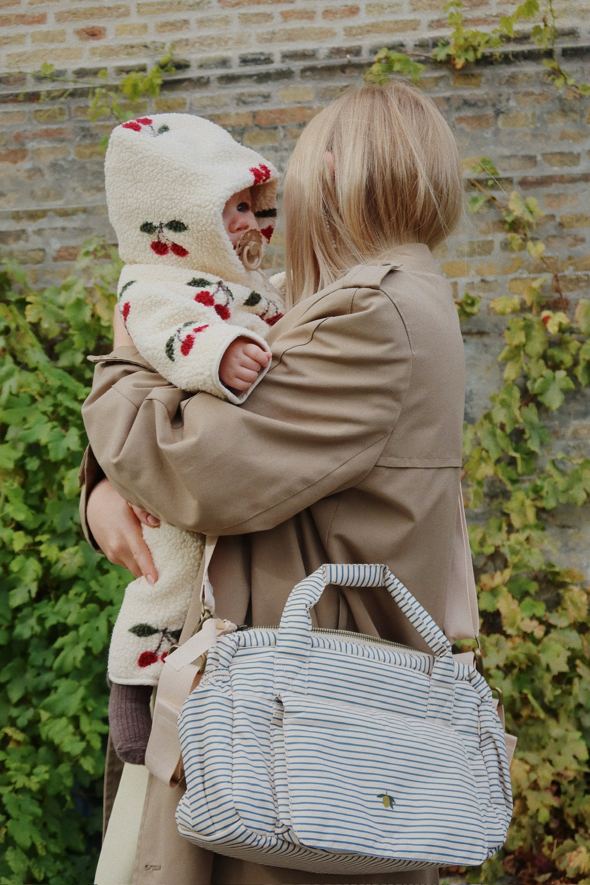 Tuta in pile - cherry