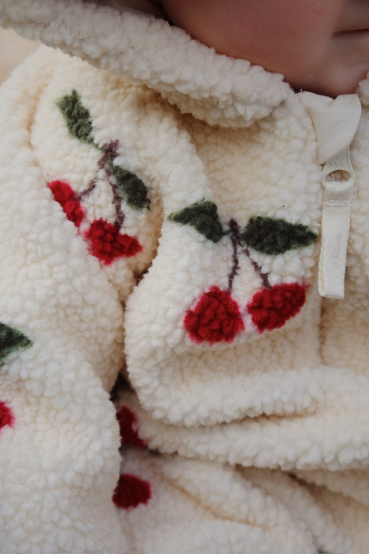 Tuta in pile - cherry