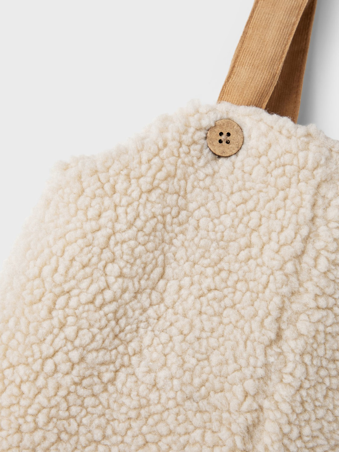 Salopette in morbido teddy