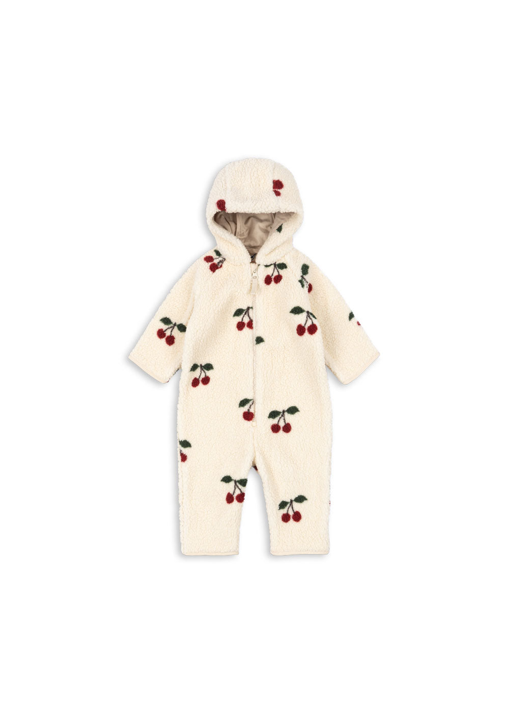Tuta in pile - cherry
