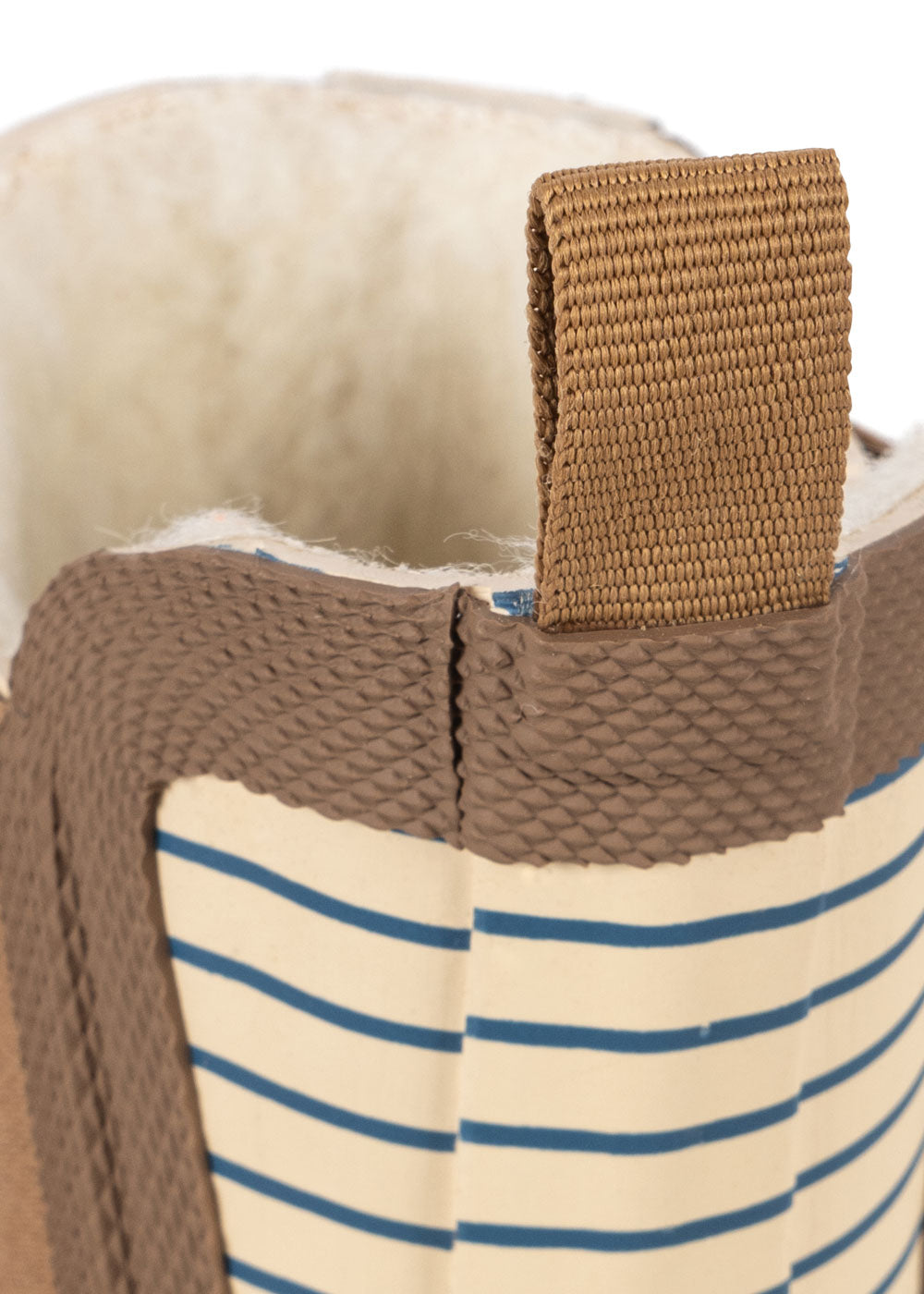 Stivaletto per la pioggia Blu stripes