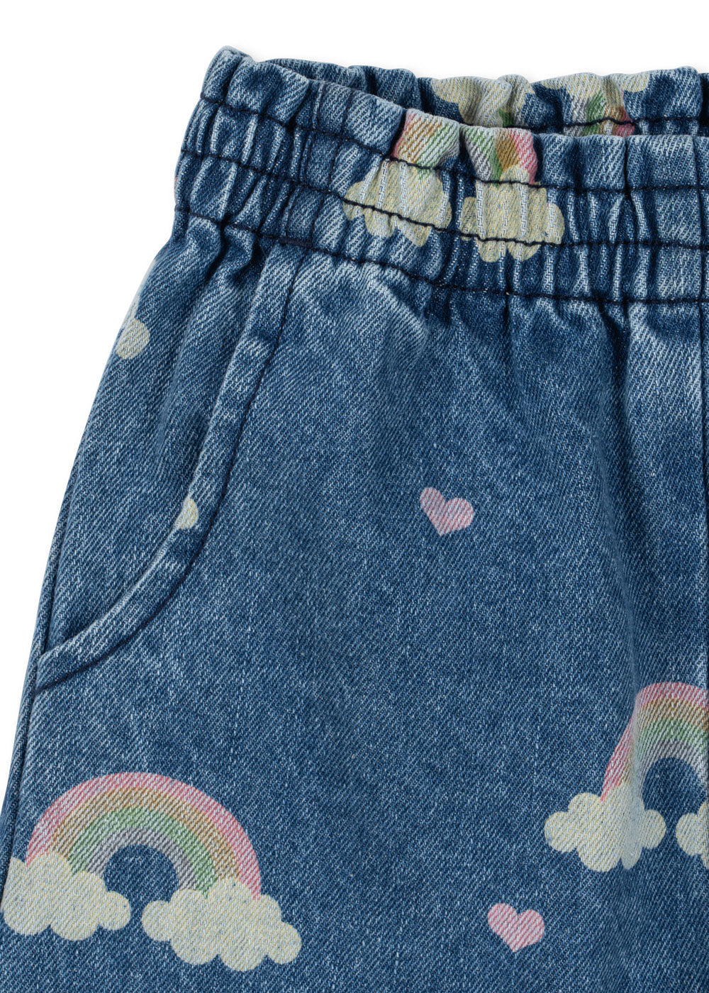 Denim rainbow