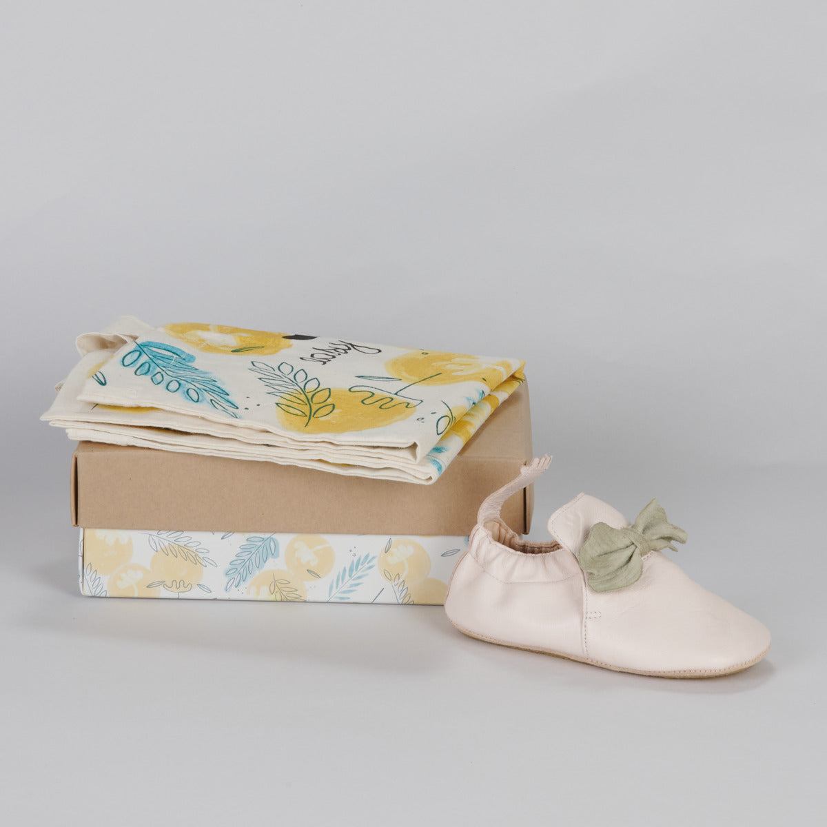 Pink baby shoe