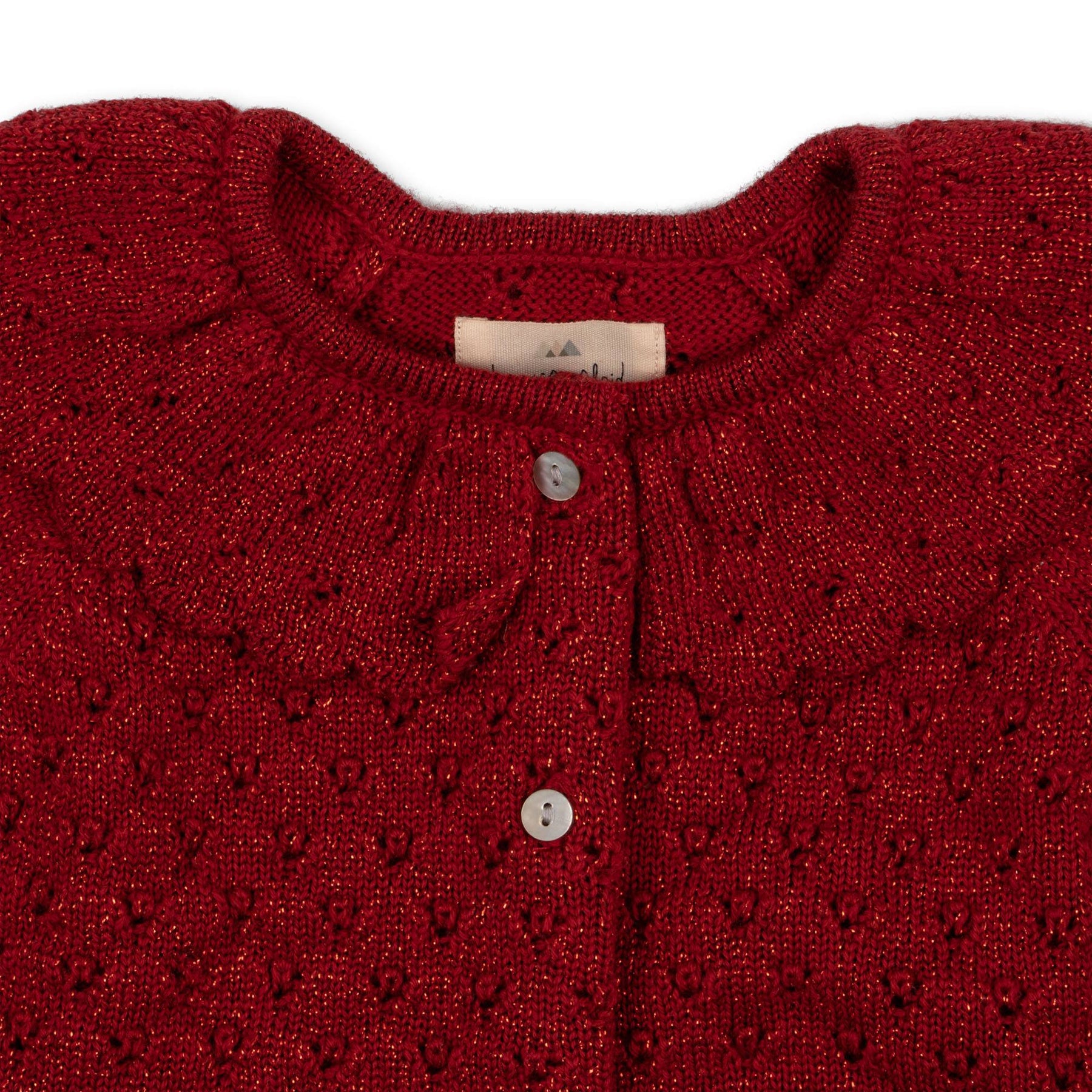 Holiday Cardigan Rosso