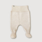 Pantaloni con piedini in lana e pile - Oat