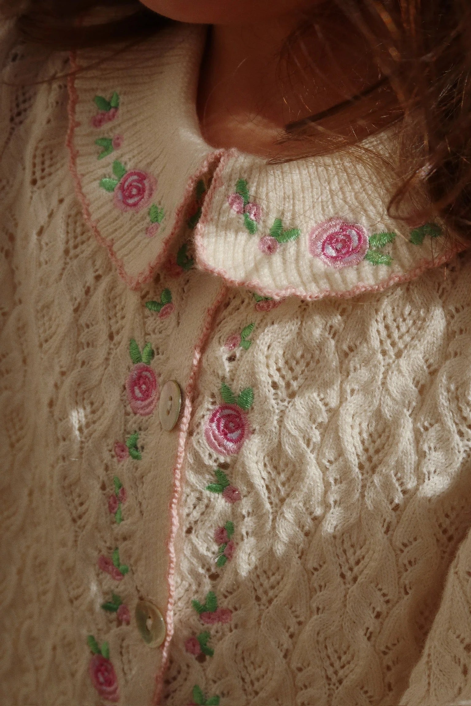 Cardigan rose