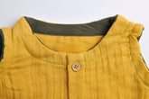 Tutina mussola cotone -Senape