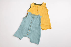 Tutina mussola cotone -Senape