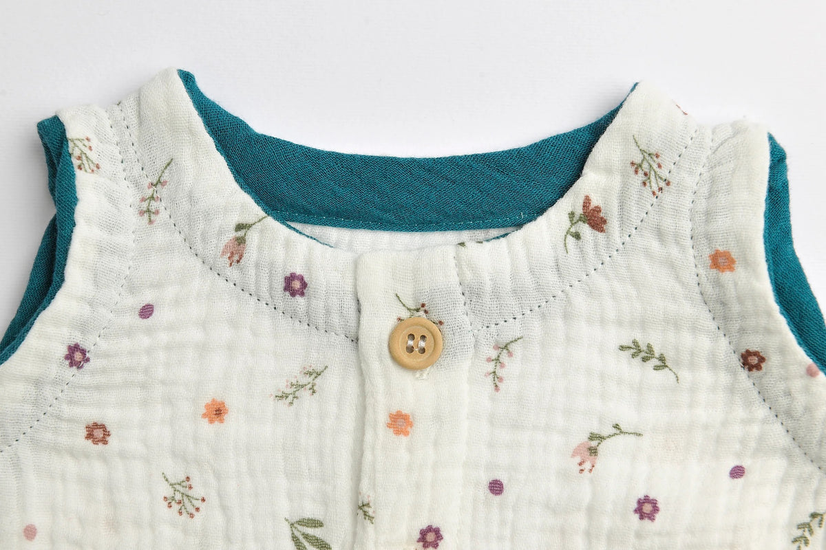 Tutina mussola cotone -Flower