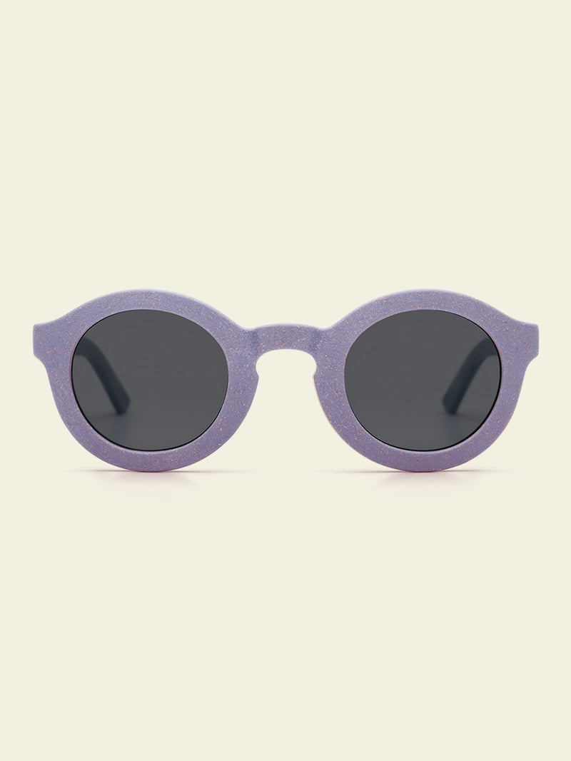 Round Frame Sunglasses / Blueberry