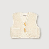 Gilet in lana Sherpa - Milk