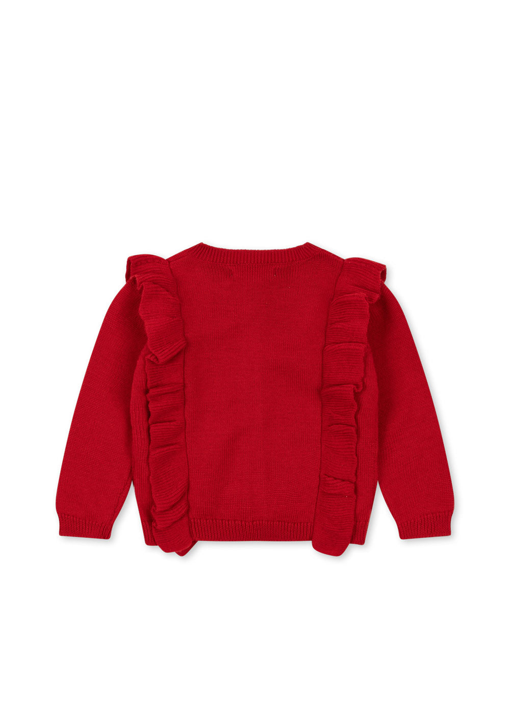 Cardigan cherry red