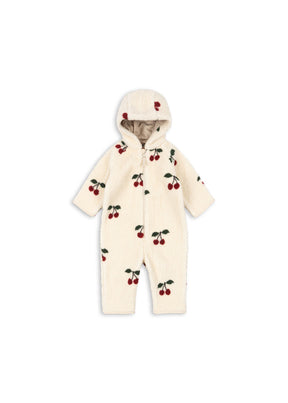Tuta in pile - cherry