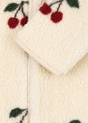 Tuta in pile - cherry