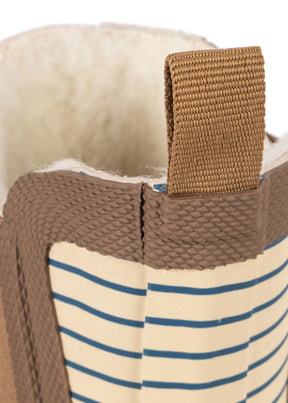 Stivaletto per la pioggia Blu stripes