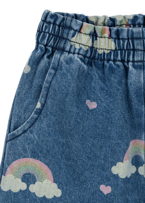 Denim rainbow