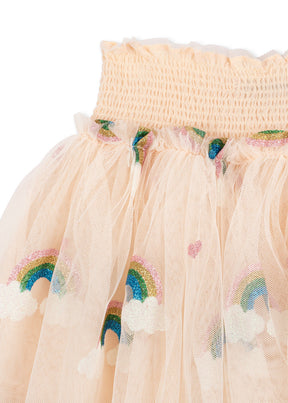 Gonna in tulle - rainbow
