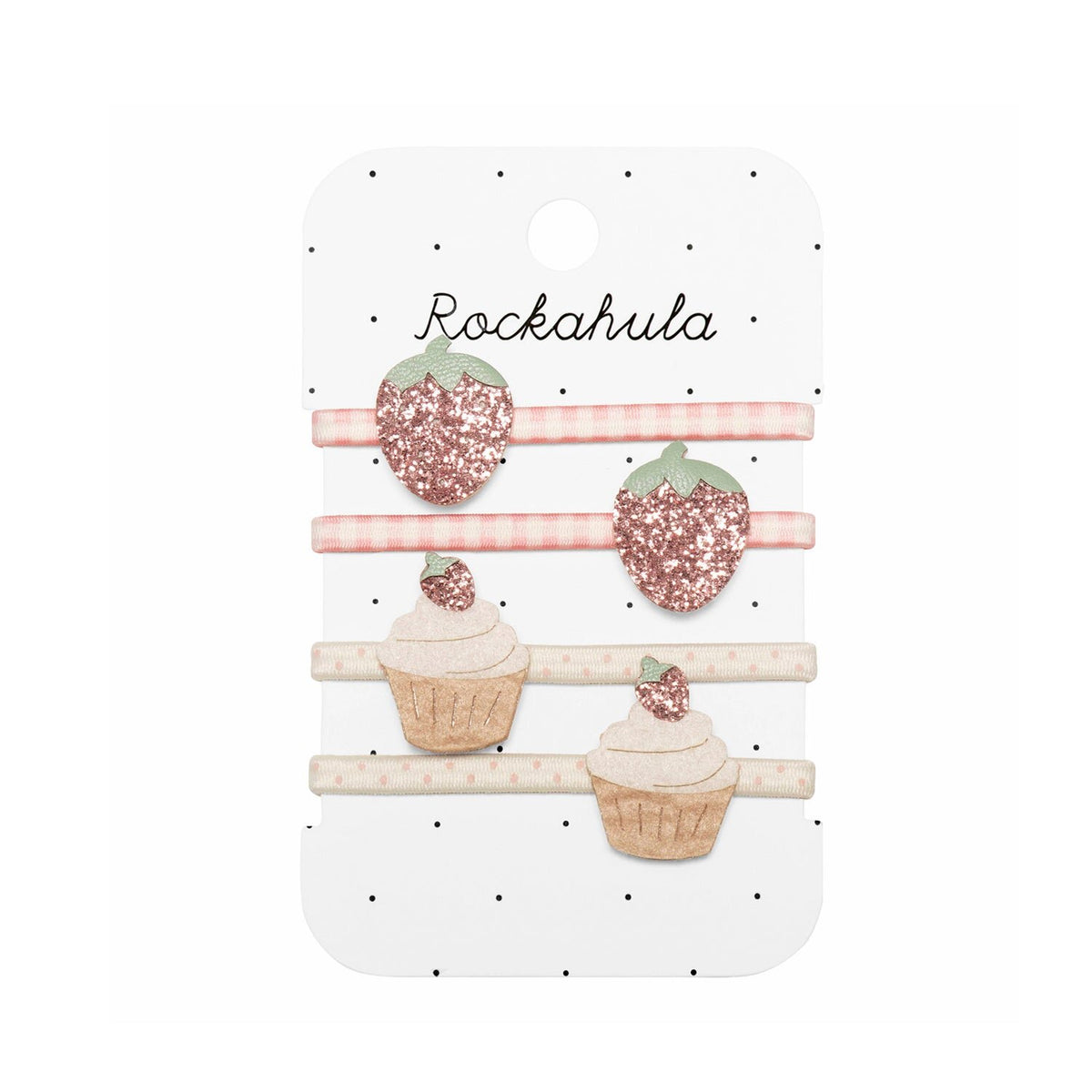 Set elastici fragole e cupcake