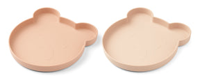 Silicone plates set - Pink