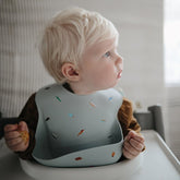 Silicone bib/ Cars
