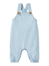 Soft denim overalls